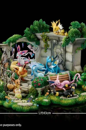 MoonShadow Studio – Eevee Family Anniversary Garden Diorama