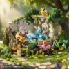 MoonShadow Studio – Eevee Family Anniversary Garden Diorama