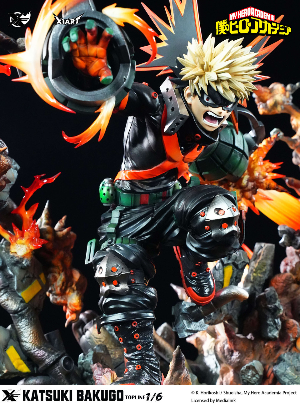 My Hero Academia Katsuki Bakugo 1/6 Scale TOPGK statu -XFire Studio × X1ART Studio - Image 4