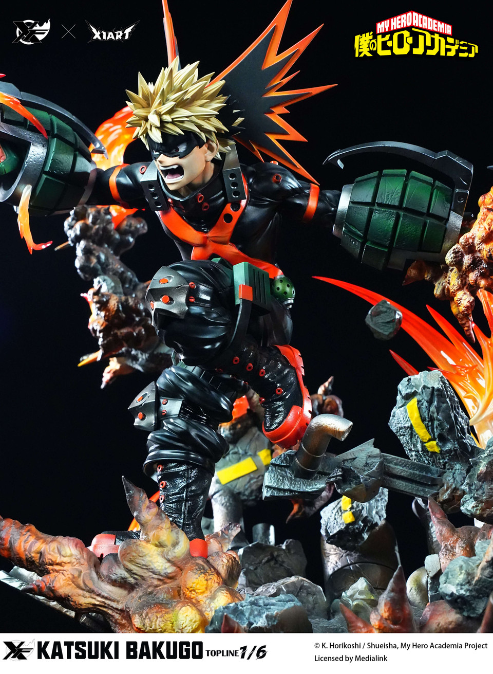 My Hero Academia Katsuki Bakugo 1/6 Scale TOPGK statu -XFire Studio × X1ART Studio - Image 6