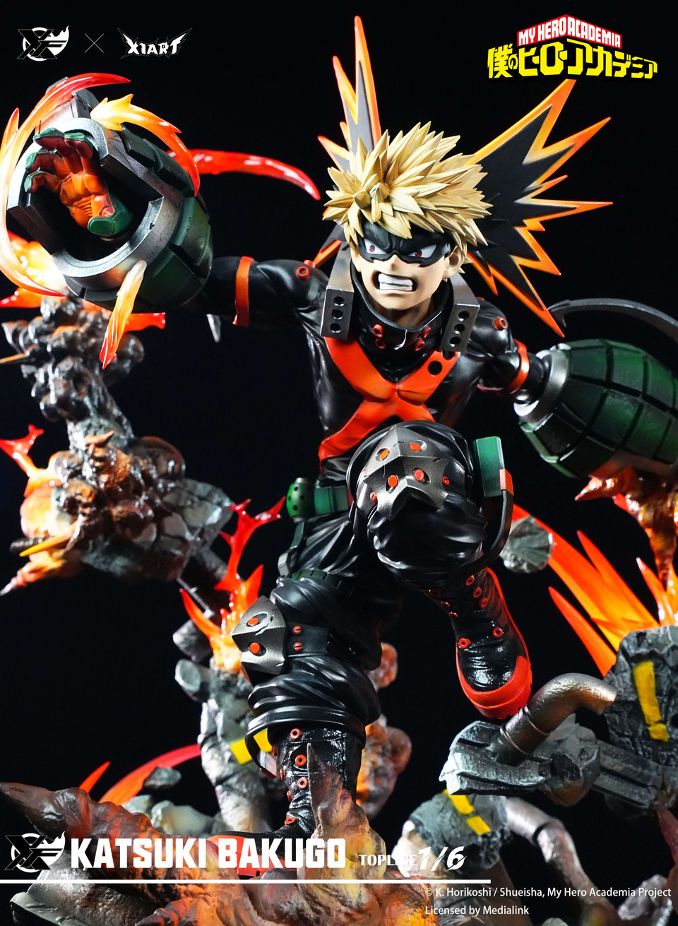 My Hero Academia Katsuki Bakugo 1/6 Scale TOPGK statu -XFire Studio × X1ART Studio - Image 9