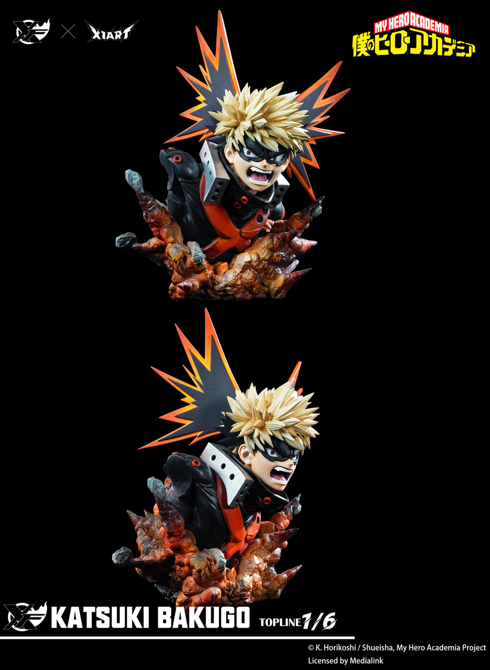 My Hero Academia Katsuki Bakugo 1/6 Scale TOPGK statu -XFire Studio × X1ART Studio - Image 12