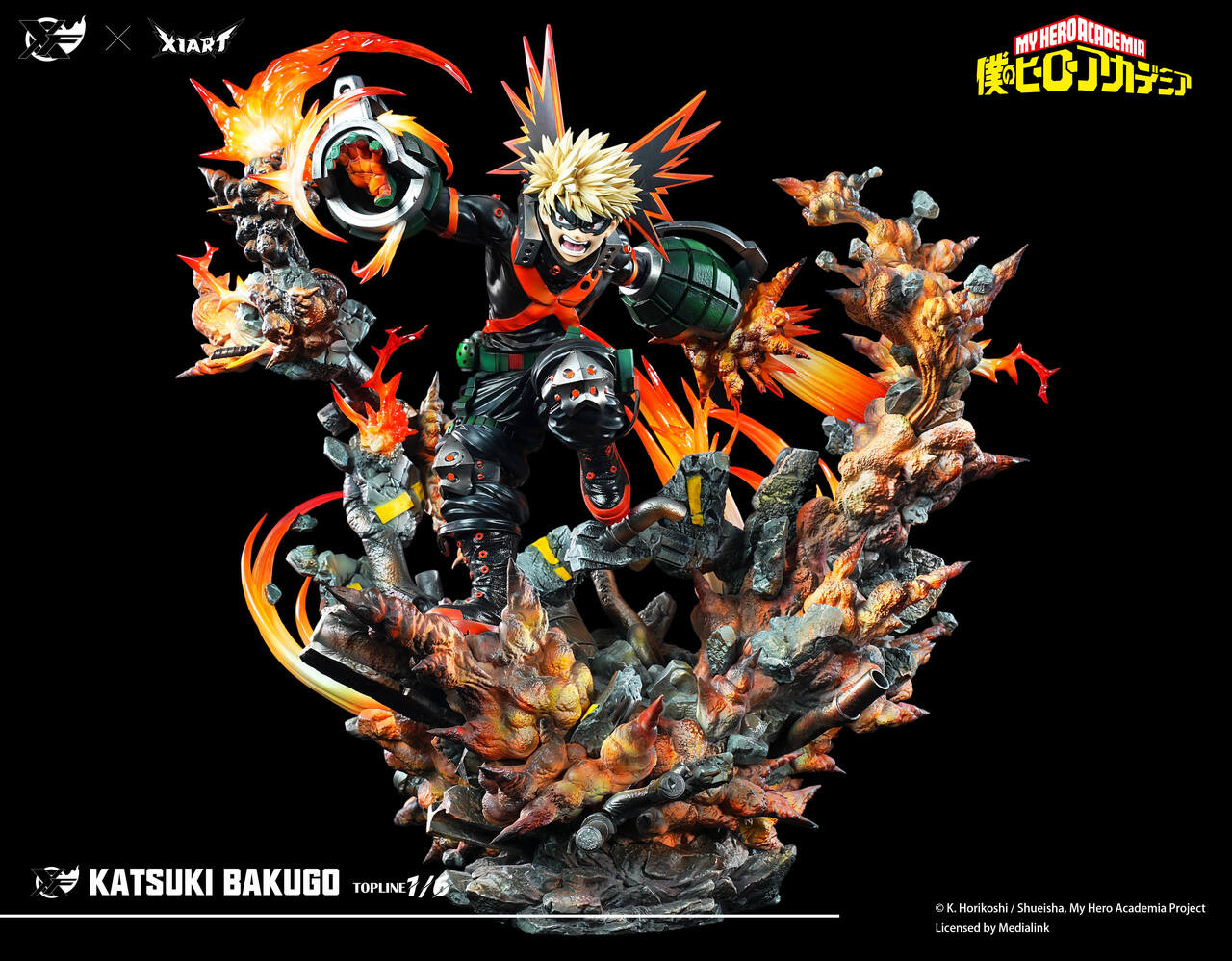 My Hero Academia Katsuki Bakugo 1/6 Scale TOPGK statu -XFire Studio × X1ART Studio - Image 16