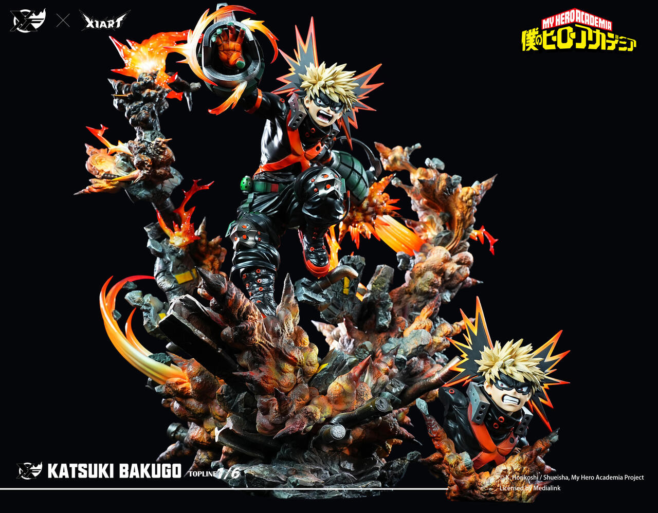 My Hero Academia Katsuki Bakugo 1/6 Scale TOPGK statu -XFire Studio × X1ART Studio - Image 17
