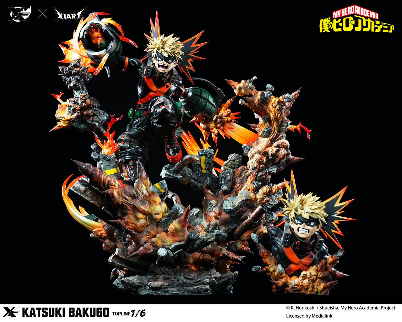 My Hero Academia Katsuki Bakugo 16 Scale TOPGK statu -XFire Studio × X1ART Studio
