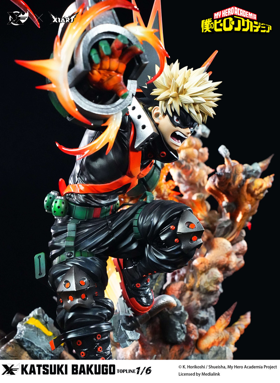 My Hero Academia Katsuki Bakugo 1/6 Scale TOPGK statu -XFire Studio × X1ART Studio - Image 2