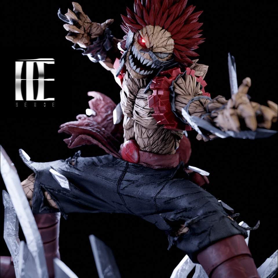 My Hero Academia – Kirishima Eijiro 1/4 Scale TOPGK Statue – Héroe Collectibles - Image 2