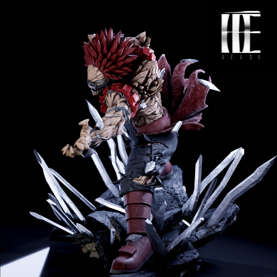 My Hero Academia – Kirishima Eijiro 1/4 Scale TOPGK Statue – Héroe Collectibles - Image 9