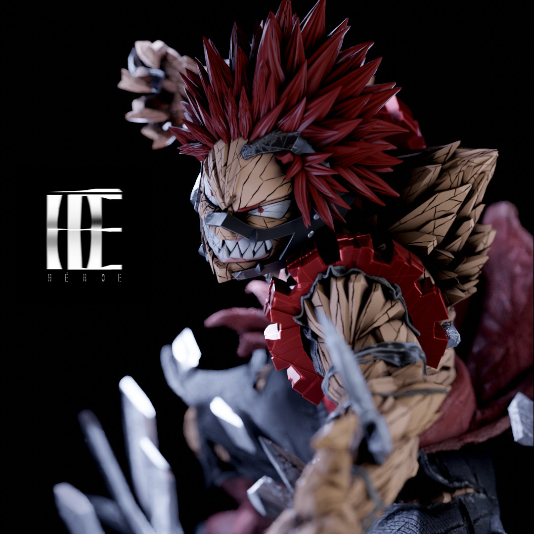 My Hero Academia – Kirishima Eijiro 1/4 Scale TOPGK Statue – Héroe Collectibles - Image 4
