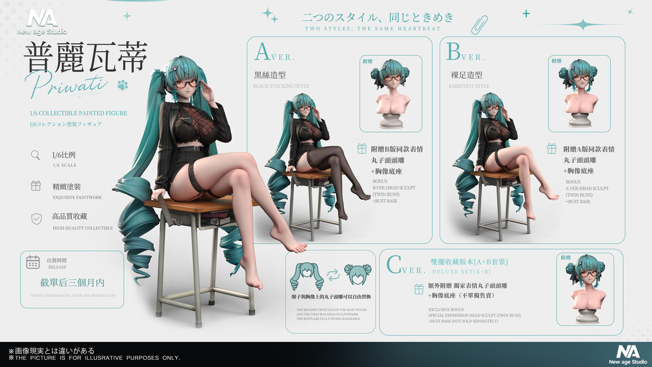 NIKKE: Goddess of Victory Privaty 1/6 ScaleGK Resin Statue- New Age Studio - Image 4