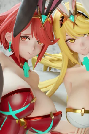 NTR Studio Xenoblade PyraHomura MythraHikari