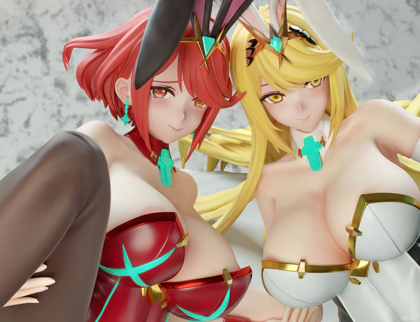 NTR Studio Xenoblade PyraHomura MythraHikari