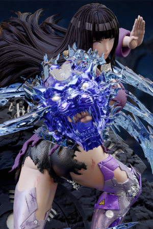 Alternative view of Naruto Hinata Hyuga 1/5 Scale TOPGK Statue – Mechanical Heart Studio