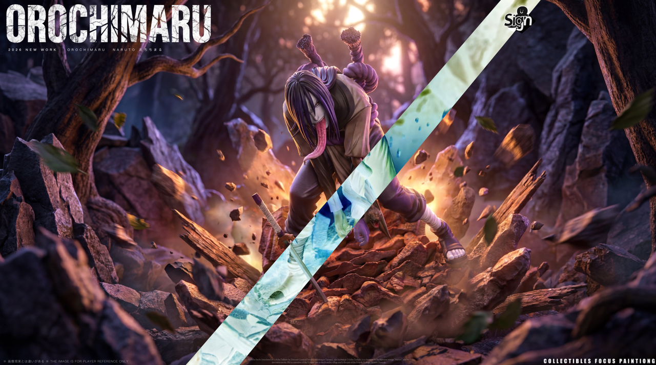 Naruto – Orochimaru TOPGK Statue – Sign Studio