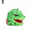 OFFART - Hundred Cats Red Lotus Mini Maneki-neko Head Sculpt Midsummer Emerald Red Edition (Licensed)
