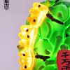 OFFART - Hundred Cats Red Lotus Mini Maneki-neko Head Sculpt Midsummer Emerald Red Edition (Licensed)