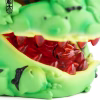 OFFART - Hundred Cats Red Lotus Mini Maneki-neko Head Sculpt Midsummer Emerald Red Edition (Licensed)
