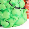 OFFART - Hundred Cats Red Lotus Mini Maneki-neko Head Sculpt Midsummer Emerald Red Edition (Licensed)