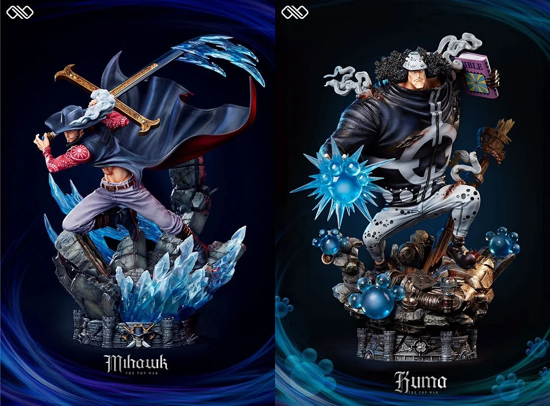 ONE PIECE Dracule Mihawk & Bartholomew Kuma Resin Statue Set - Unlimited Studio - Image 3