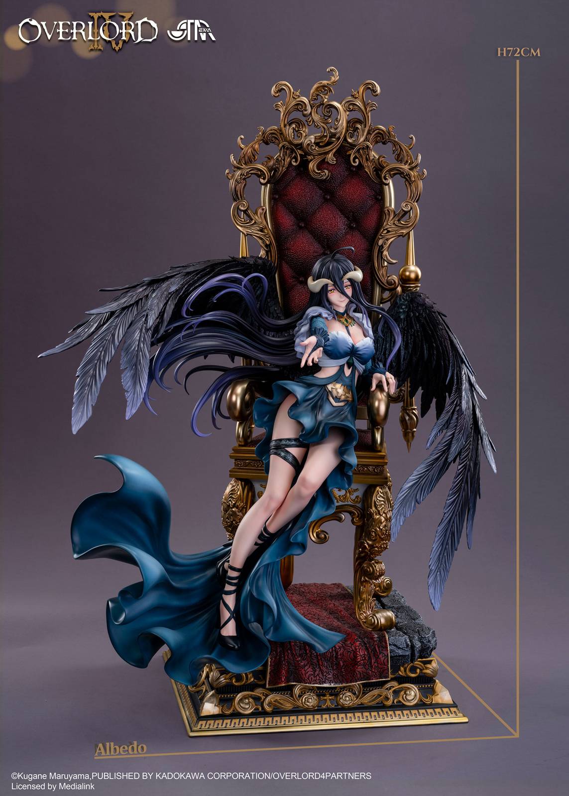 OVERLORD Albedo 1/4 Scale Resin TOPGK Statue - STAREXVA Studio - Image 9