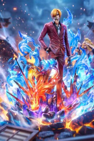 Alternative view of One Piece Vinsmoke Sanji 1/6 Scale TOPGK Statue- JIKE Studio