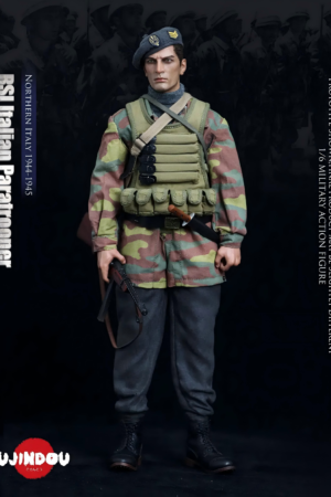 Original Artist RSI Italian Paratrooper Northern Italy 1944–1945 16 Scale Military Action Figure -UJINDOU