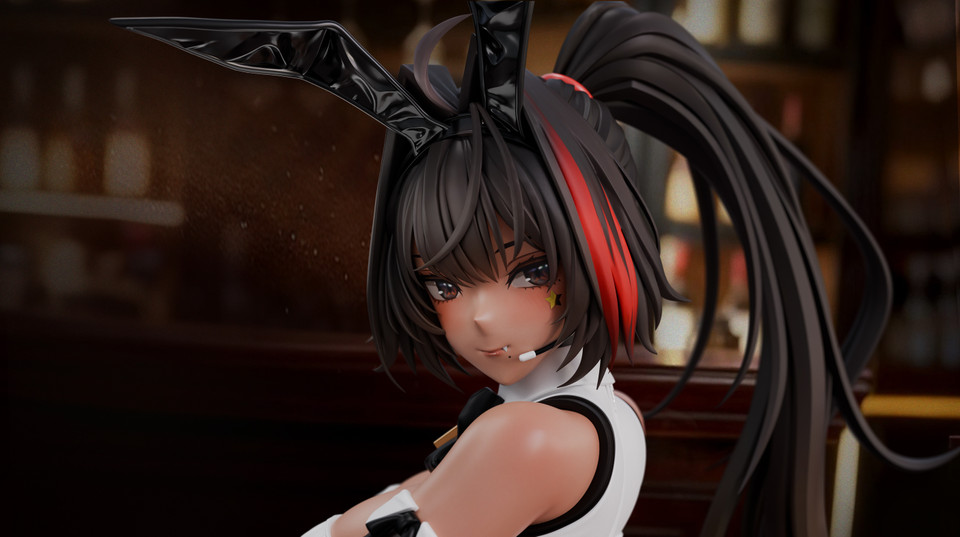 Original Bunny Girl BYA 1/6 Scale TOPGK Figure-QBYGZ Studio - Image 2