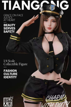 Alternative view of Original Design  Policewoman 2.0 1/4 Scale Action Statue – TGZW Studio