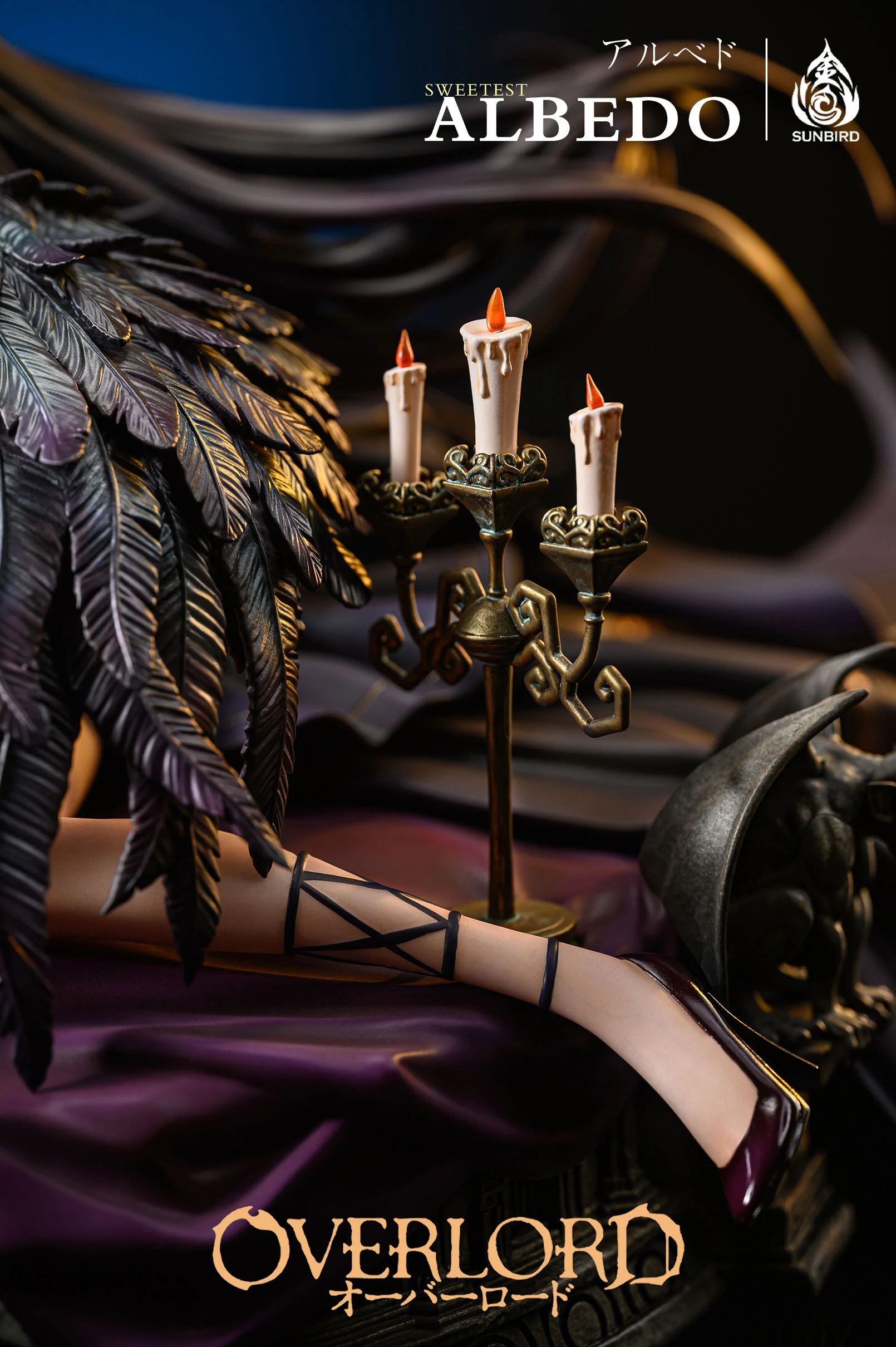 Overlord Albedo 1/4 Scale TOPGK Statue -SunBird Studio - Image 8