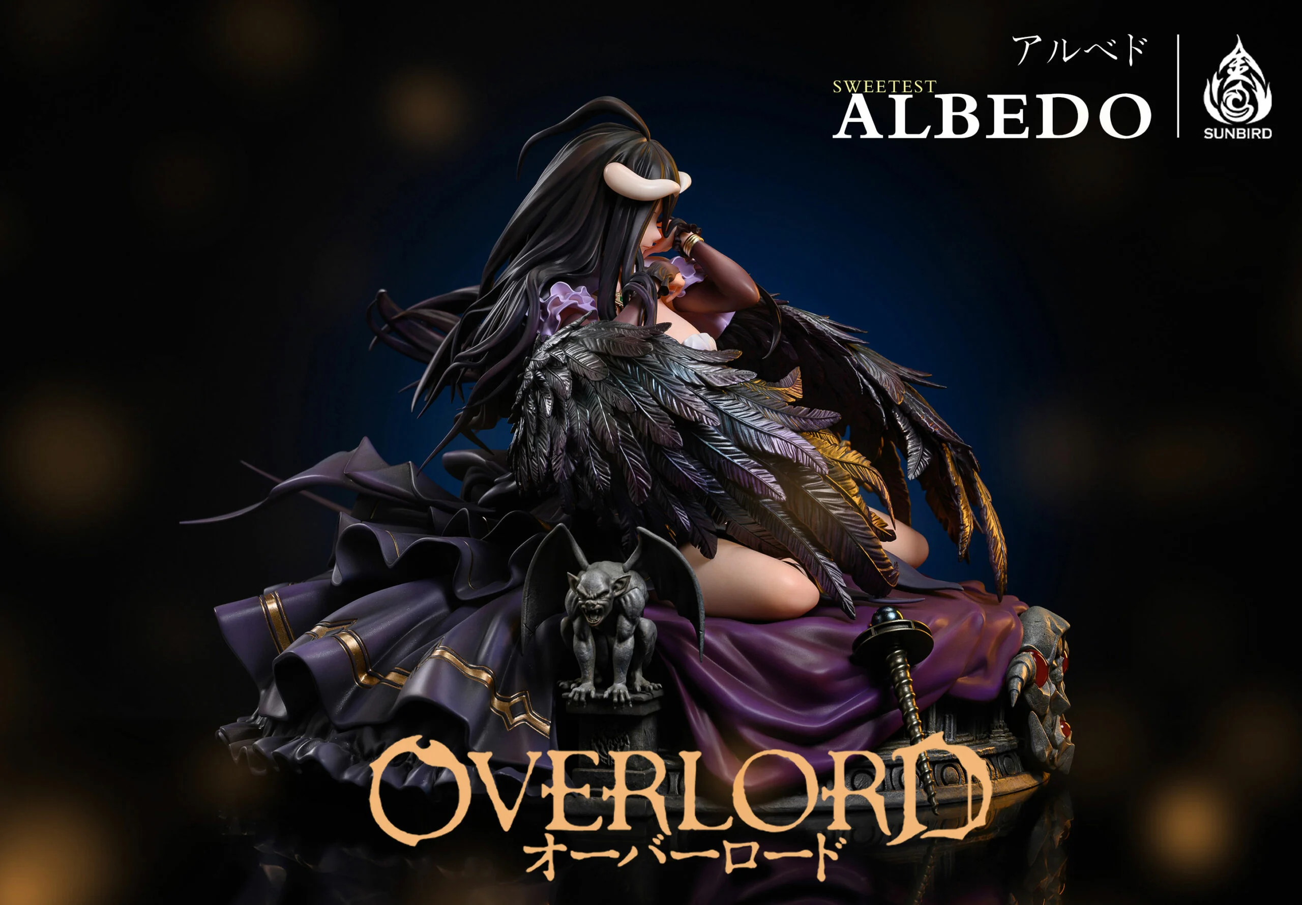 Overlord Albedo 1/4 Scale TOPGK Statue -SunBird Studio - Image 5