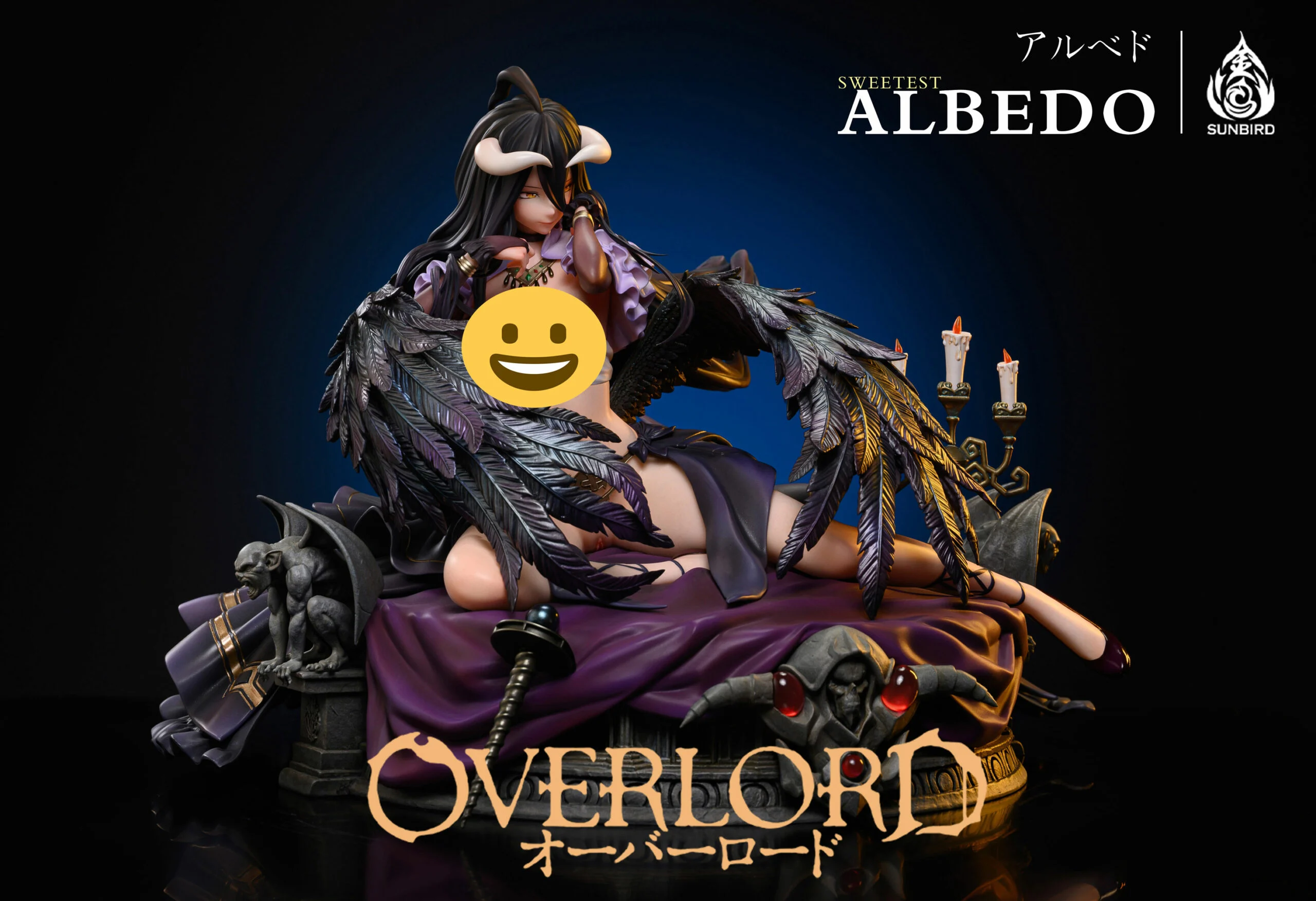 Overlord Albedo 1/4 Scale TOPGK Statue -SunBird Studio - Image 2