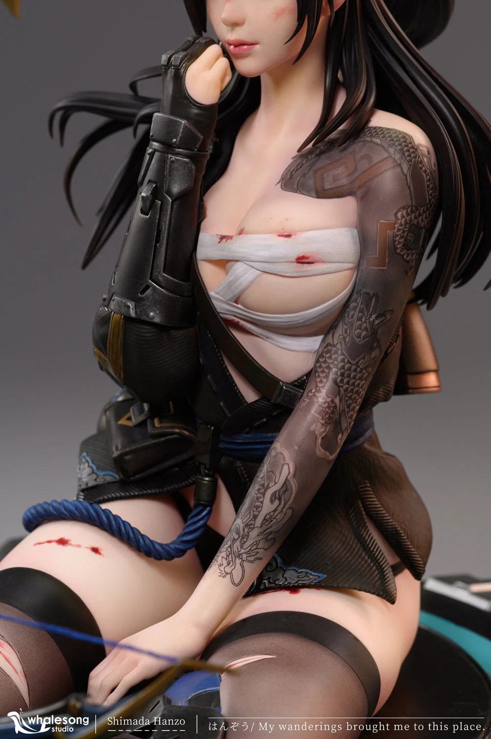 Overwatch Genderbend Shimada Hanzo 1/6 Scale GK Statue – Whale Song Studio - Image 5