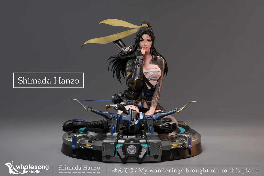 Overwatch Genderbend Shimada Hanzo 1/6 Scale GK Statue – Whale Song Studio - Image 4