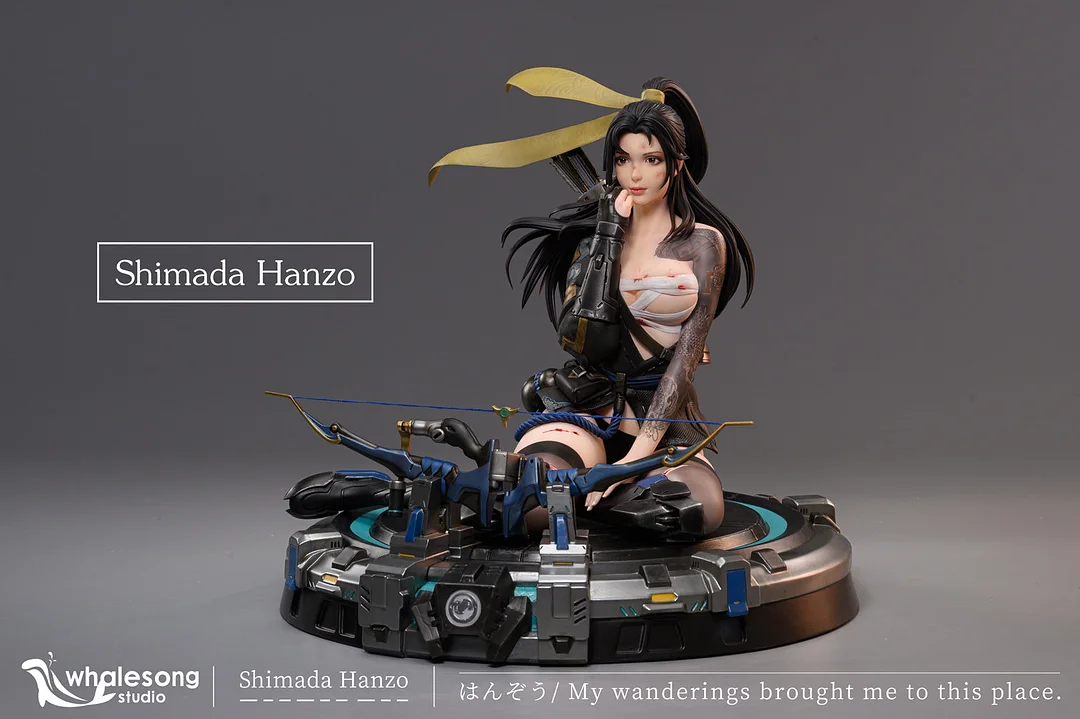 Overwatch Genderbend Shimada Hanzo 1/6 Scale GK Statue – Whale Song Studio - Image 3