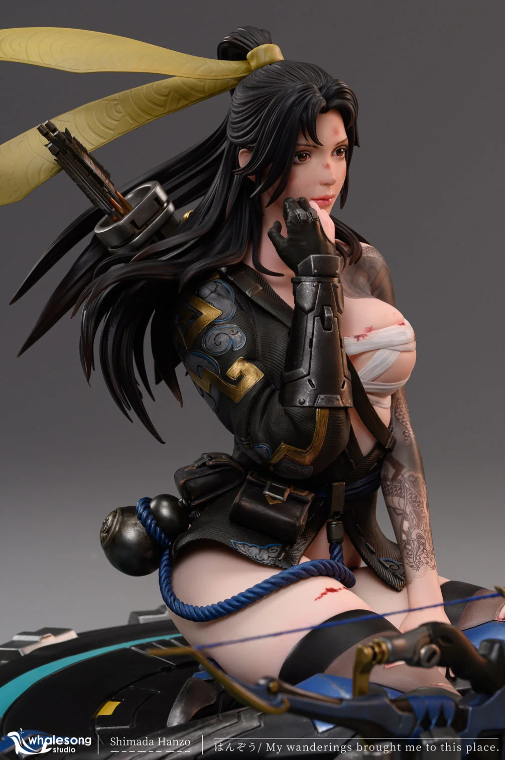 Overwatch Genderbend Shimada Hanzo 1/6 Scale GK Statue – Whale Song Studio - Image 2