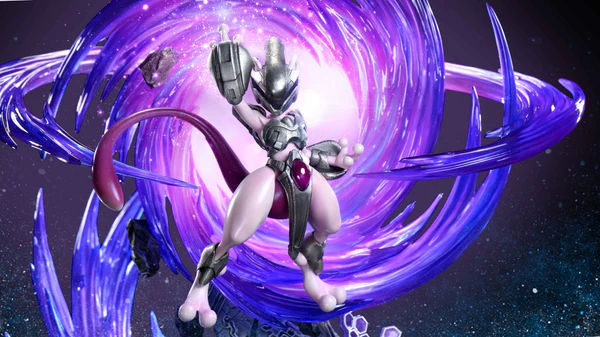 Phoenix Studio – Pokémon Mewtwo 16 Scale Premium Resin Statue