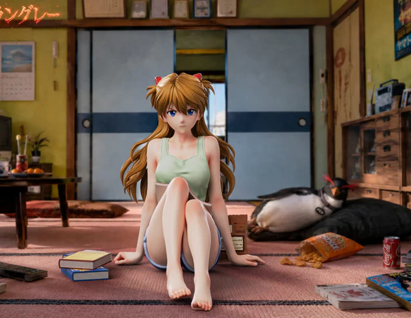 Qian Yan Studio - Neon Genesis Evangelion Asuka Langley 16 Scale Statue