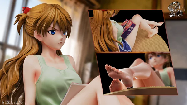 Qian Yan Studio - Neon Genesis Evangelion Asuka Langley 16 Scale Statue