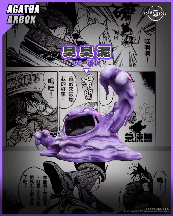 RED ART Studio Pokémon Muk Koga