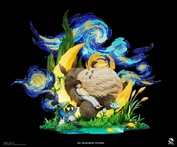 Raven Studio Totoro Under the Starry Sky