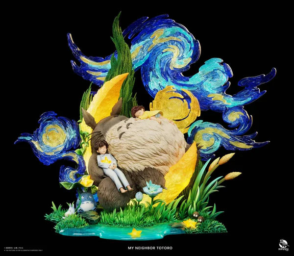 Raven Studio Totoro Under the Starry Sky