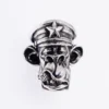 Raven Studio(silver jewelry) - “Funny Monkey” Monkey Soldier Pendant
