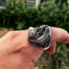 Raven Studio(silver jewelry) - Original 10th Anniversary Limited Edition “Decade” Raven Skull Ring