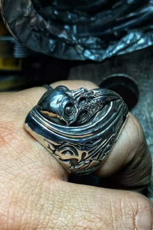 Raven Studio(silver jewelry) - Original 10th Anniversary Limited Edition “Decade” Raven Skull Ring