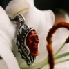 Raven Studio(silver jewelry) - Original “Apostle” Grim Reaper Antler Skull Pendant