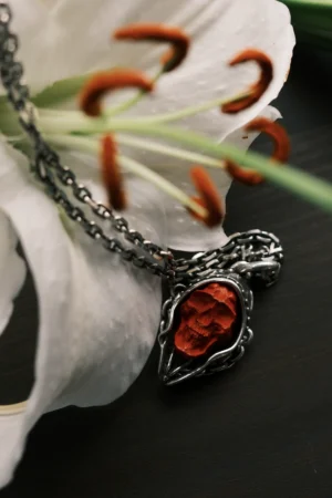 Raven Studio(silver jewelry) - Original “Apostle” Grim Reaper Antler Skull Pendant