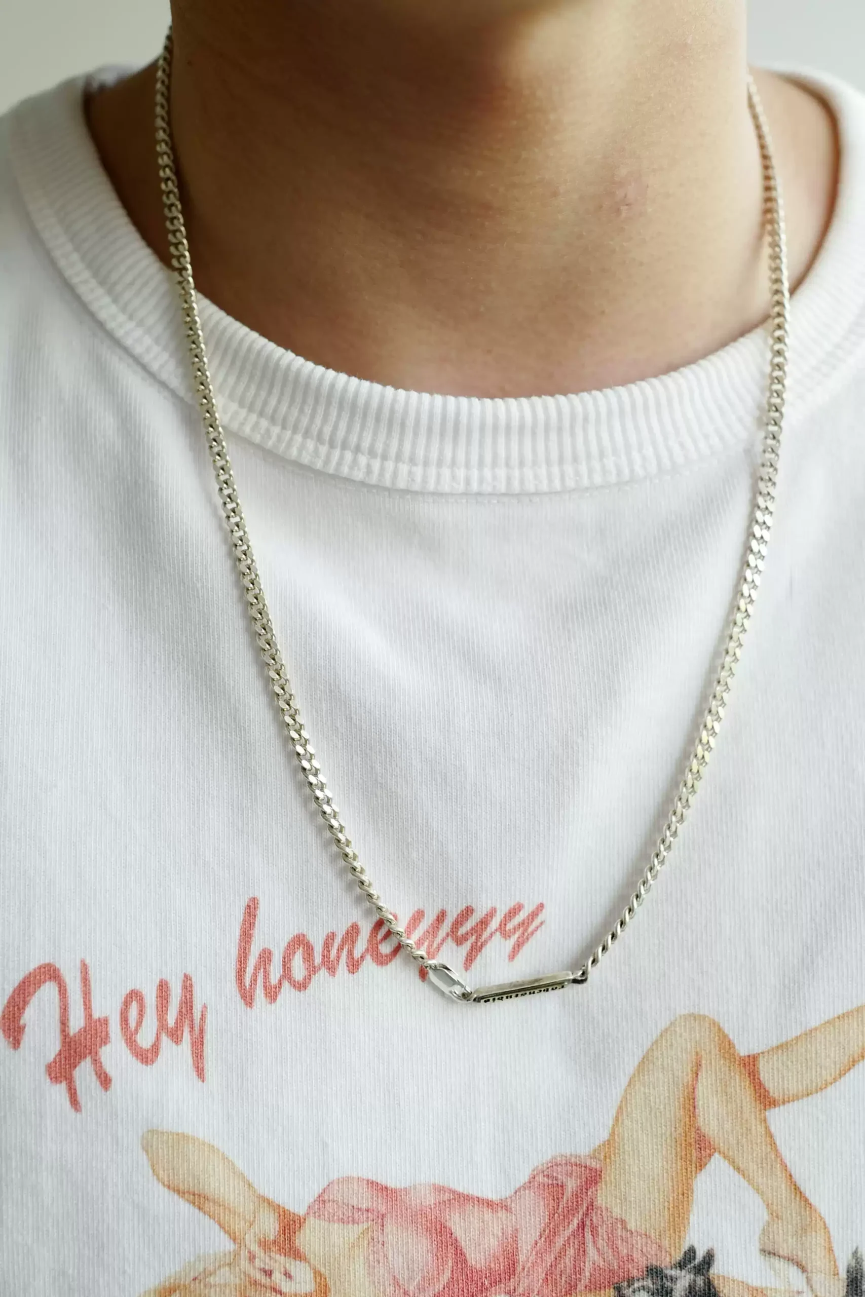 Raven Studio(silver jewelry) - Original Exclusive "RavenStudio" Inscription Side Necklace