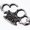 Raven Studio(silver jewelry) - Original “Fighter” EDC Knuckle Duster Keychain