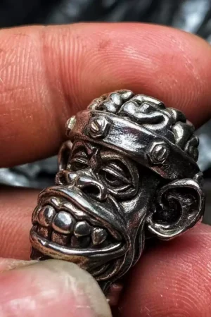 Raven Studio(silver jewelry) - Original “Funny Monkey” April Fools’ Day Limited Edition Stupid Monkey Pendant