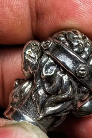 Raven Studio(silver jewelry) - Original “Funny Monkey” April Fools’ Day Limited Edition Stupid Monkey Pendant